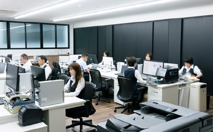 綺麗で清潔な職場環境